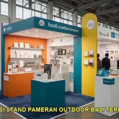 dekorasi stand pameran outdoor bali terpercaya